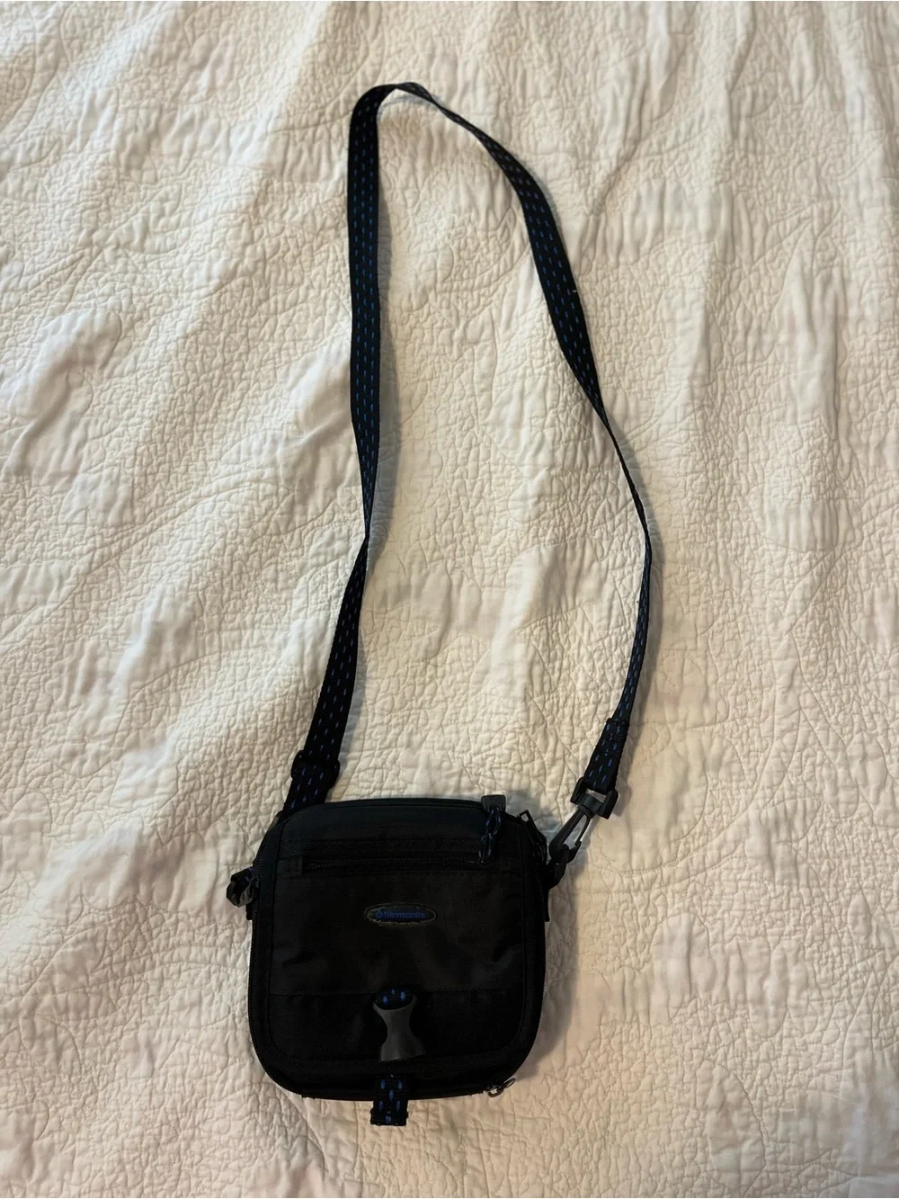 Samsonite Journey Camera Pouch 4-Pocket Carry Bag with Strap Blk Blue 807BK